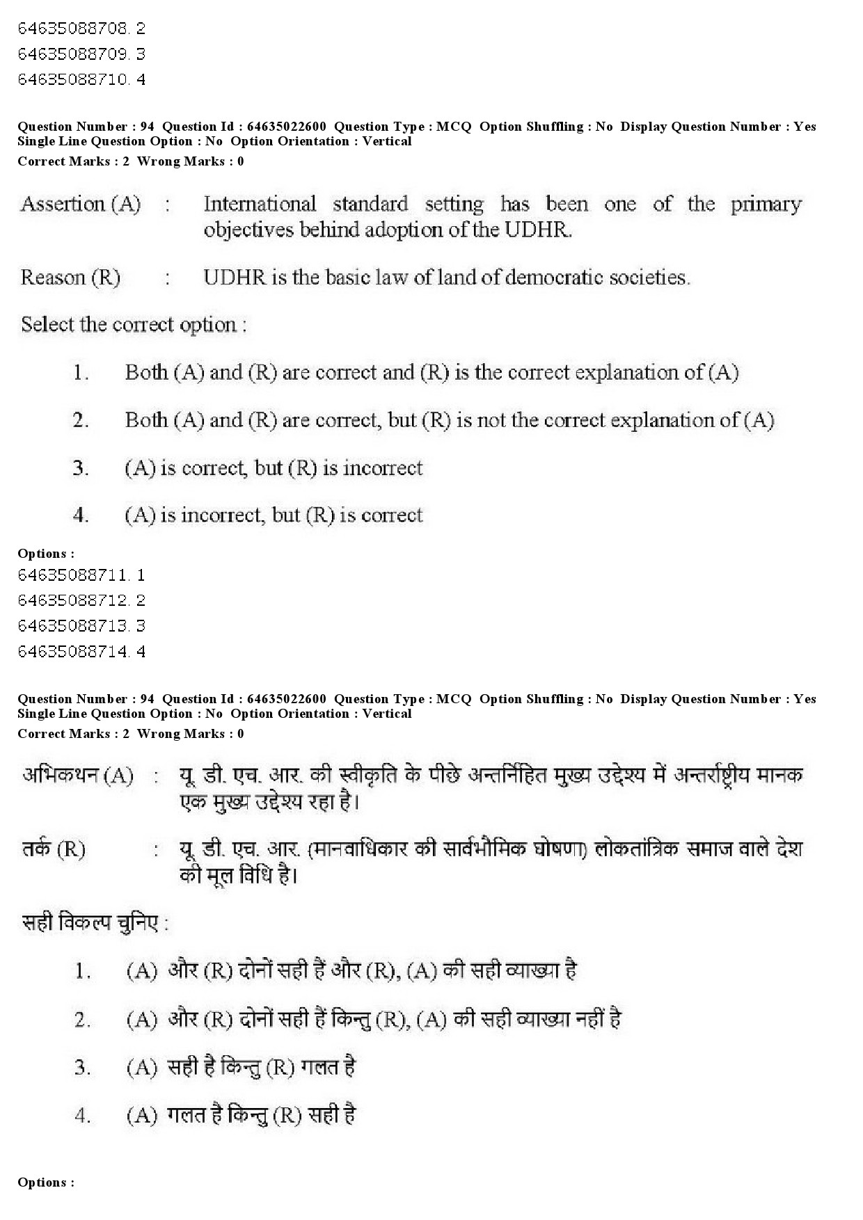 UGC NET Human Rights and Duties Question Paper June 2019 81