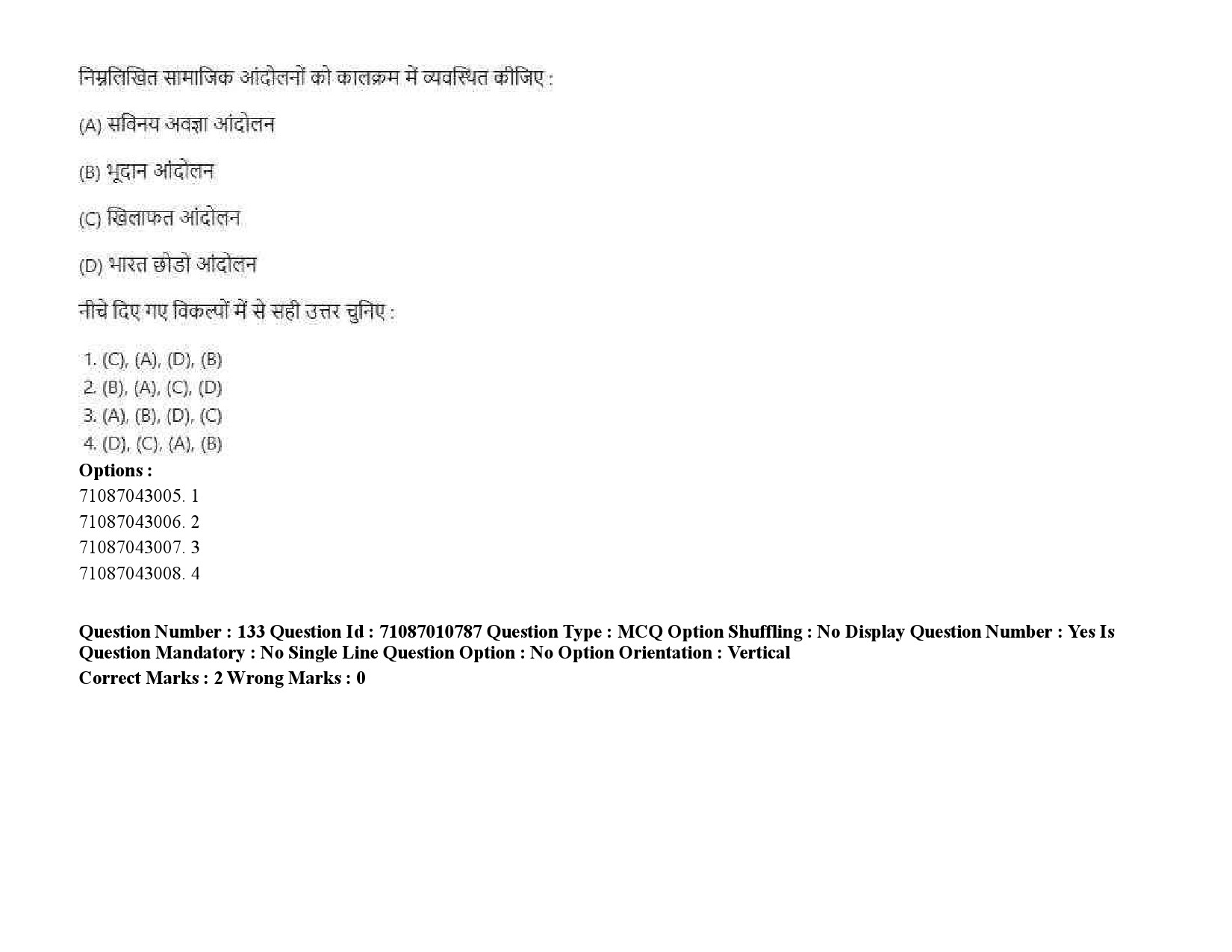 UGC NET Human Rights and Duties Question Paper September 2020 201