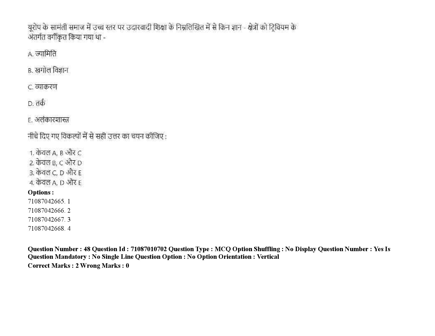 UGC NET Human Rights and Duties Question Paper September 2020 72