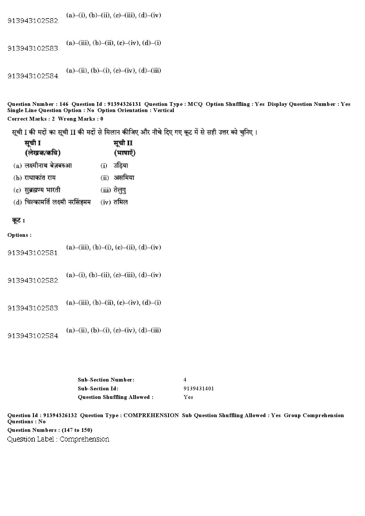 UGC NET Indian Culture Question Paper December 2018 128