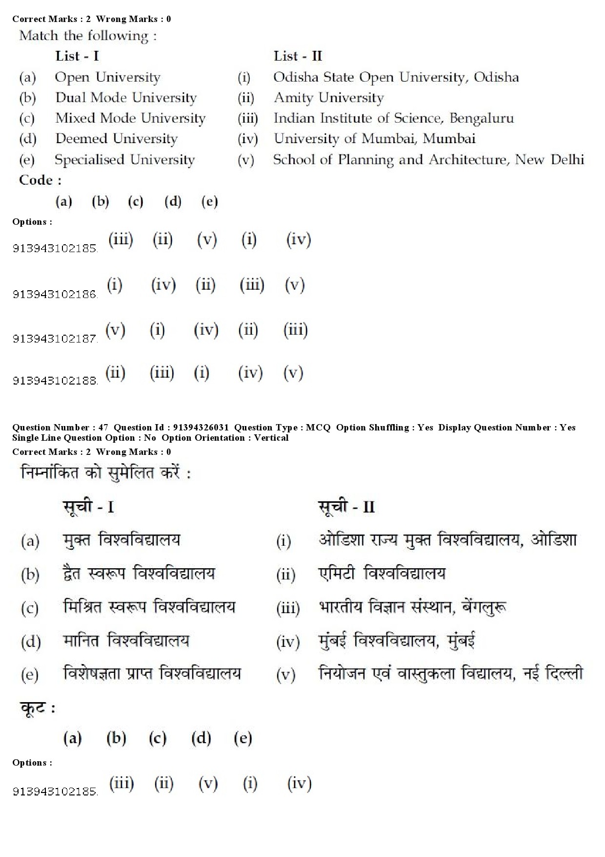 UGC NET Indian Culture Question Paper December 2018 41