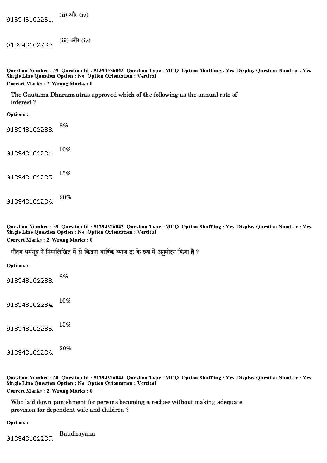 UGC NET Indian Culture Question Paper December 2018 52