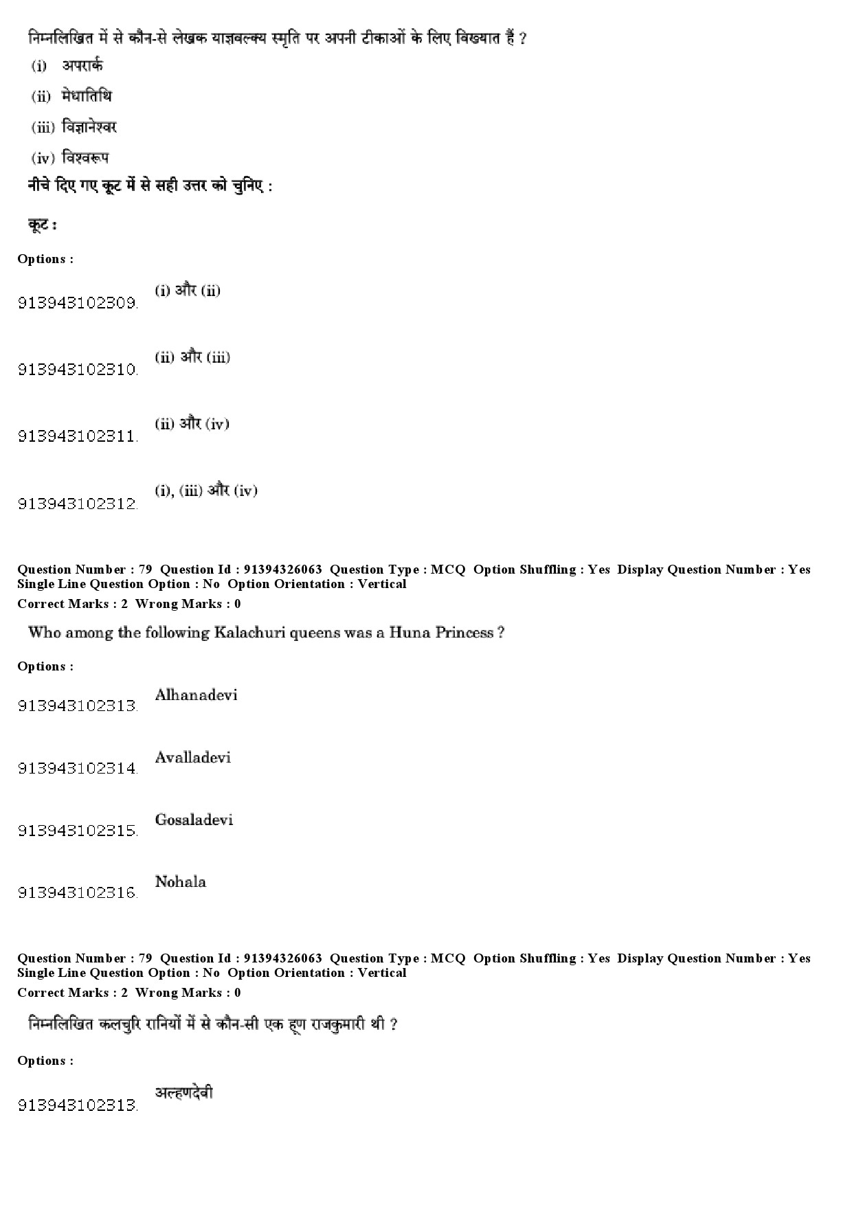 UGC NET Indian Culture Question Paper December 2018 70