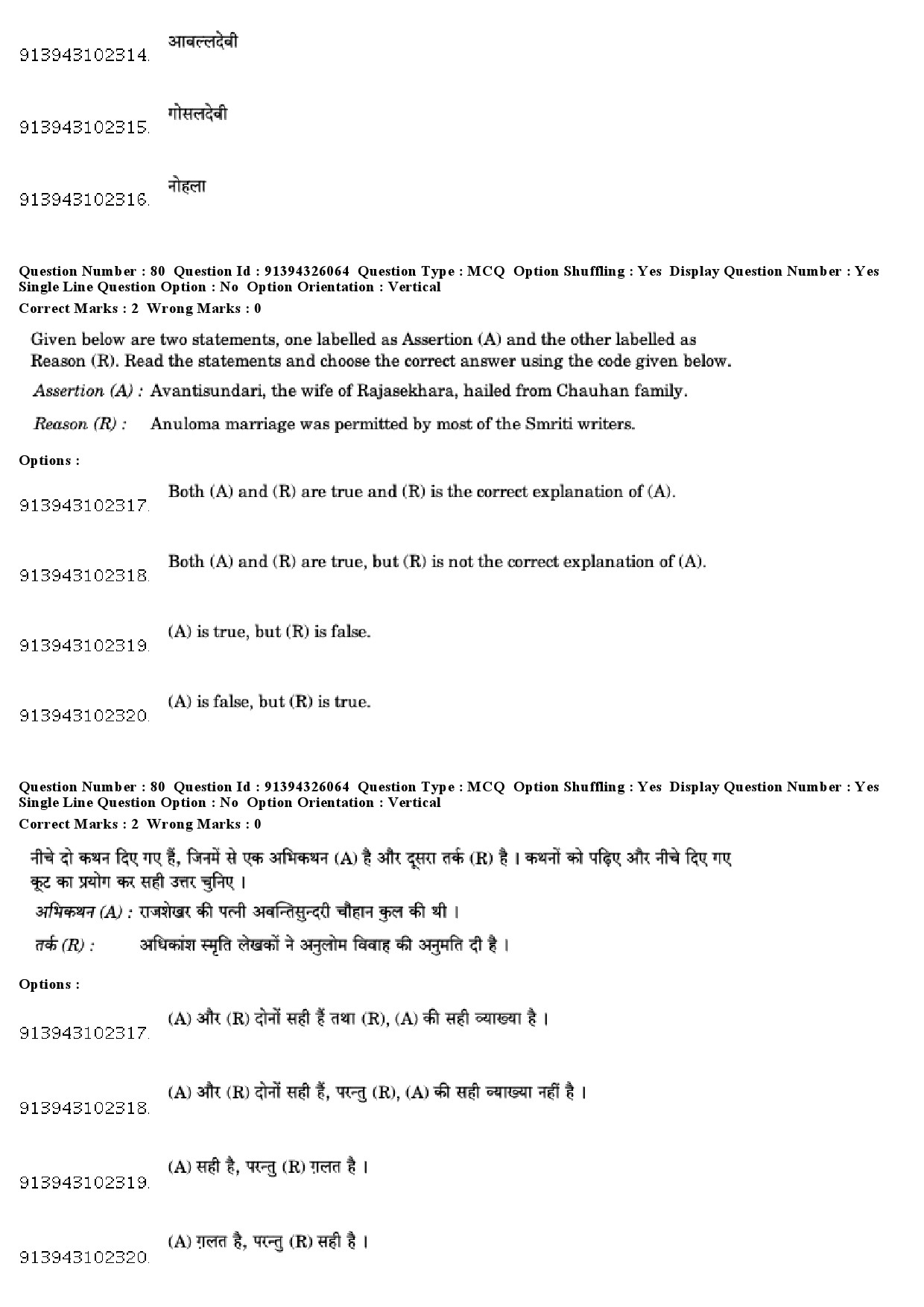 UGC NET Indian Culture Question Paper December 2018 71