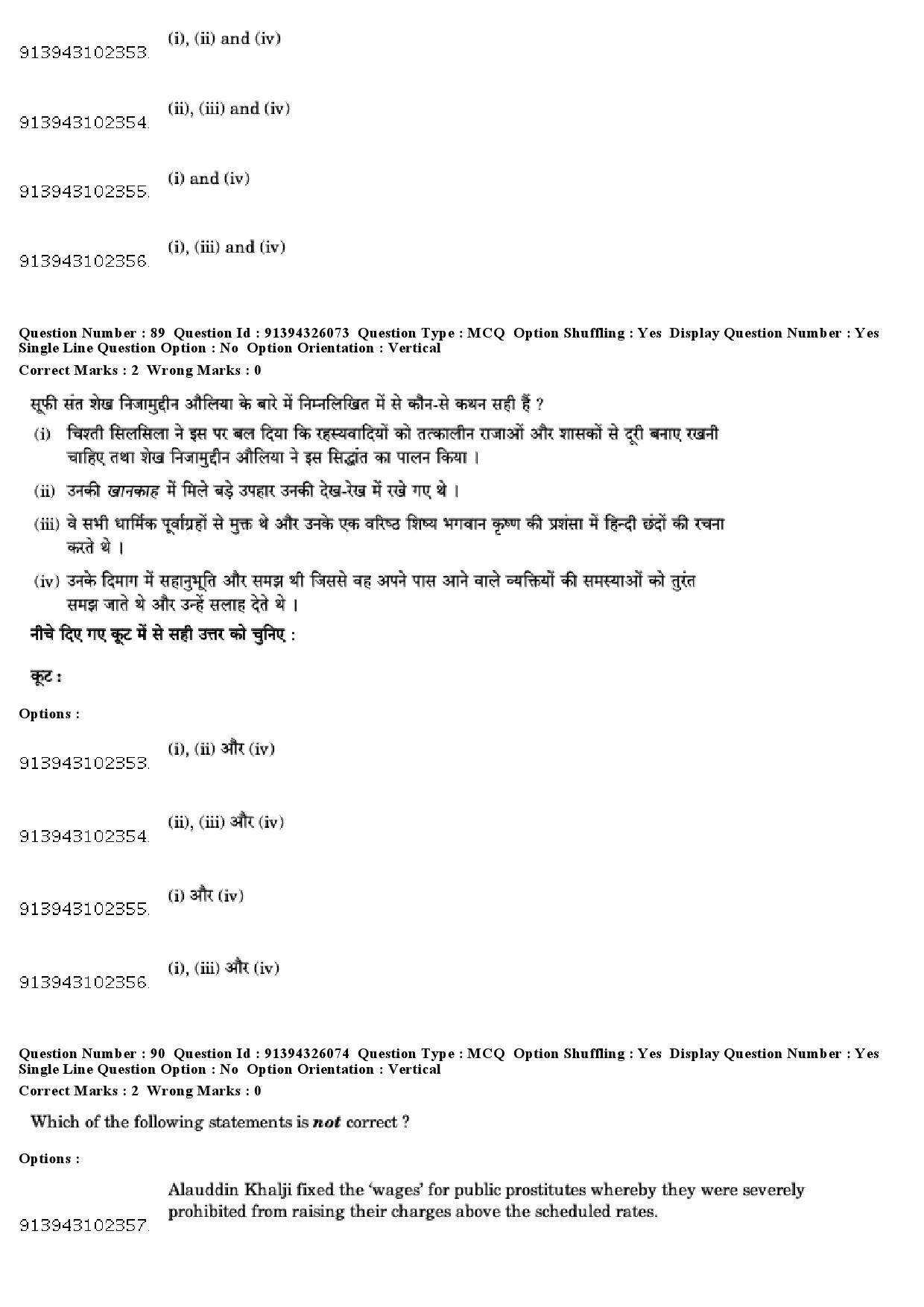 UGC NET Indian Culture Question Paper December 2018 79