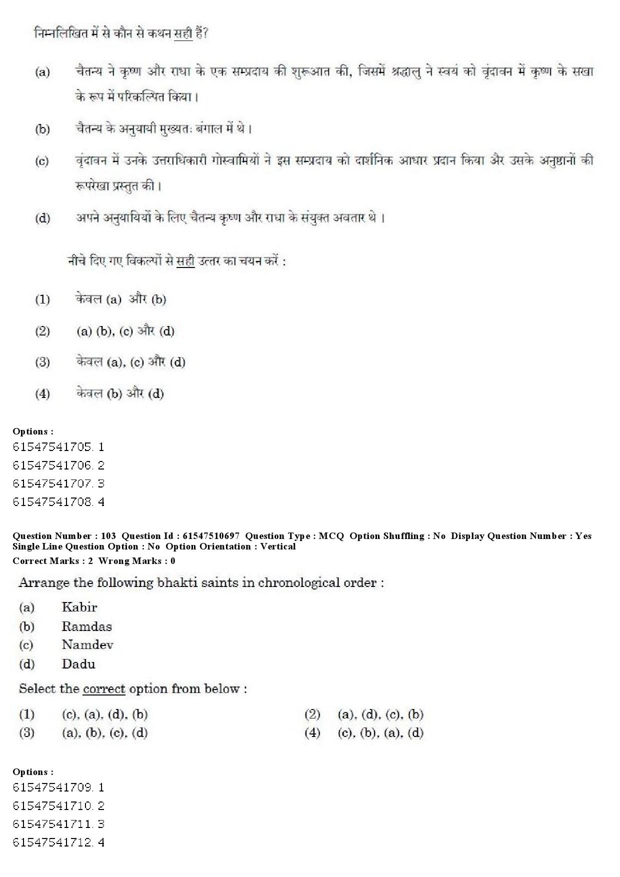 UGC NET Indian Culture Question Paper December 2019 101