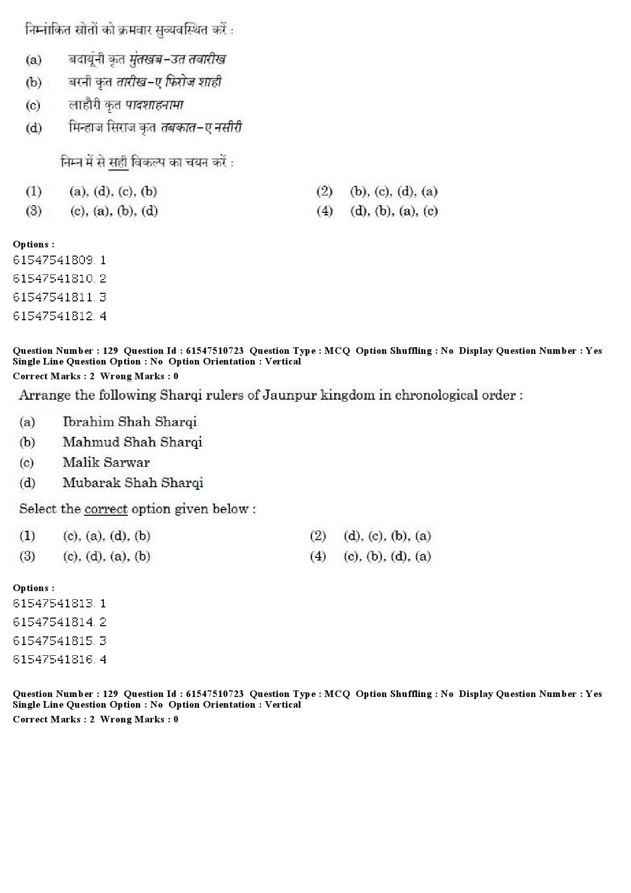 UGC NET Indian Culture Question Paper December 2019 139