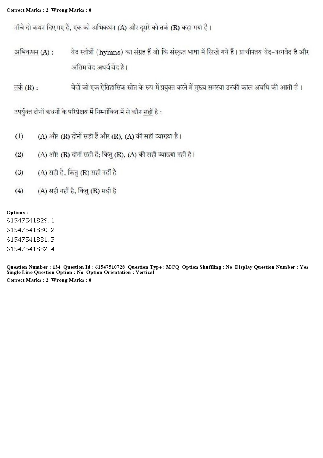 UGC NET Indian Culture Question Paper December 2019 144