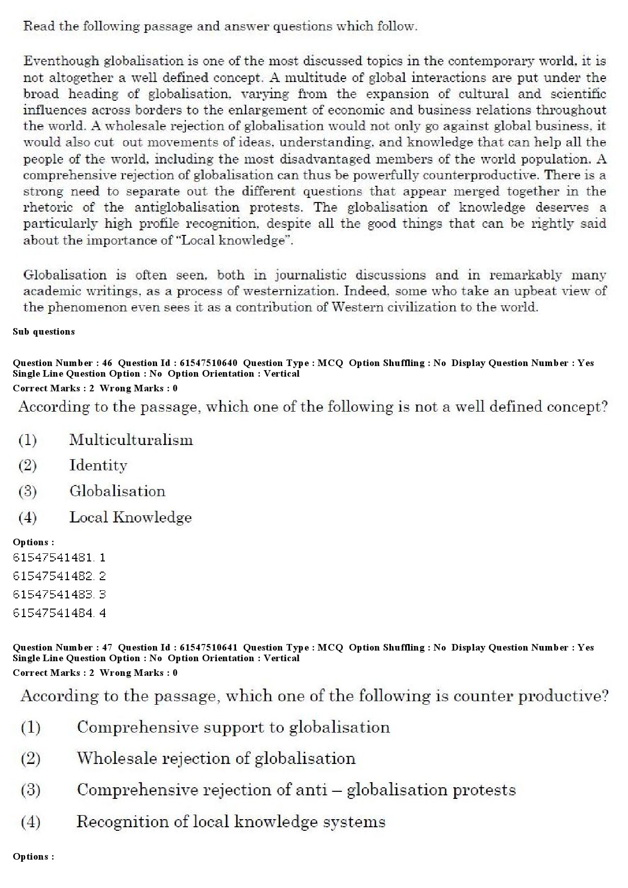 UGC NET Indian Culture Question Paper December 2019 49