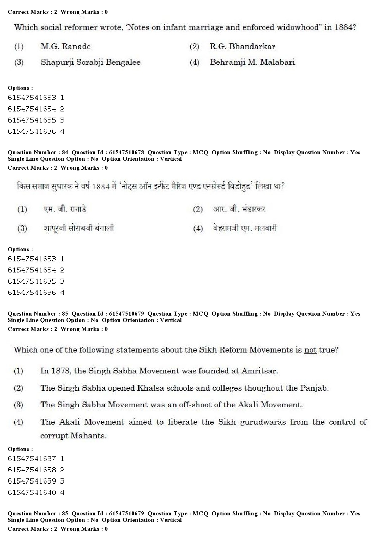 UGC NET Indian Culture Question Paper December 2019 74