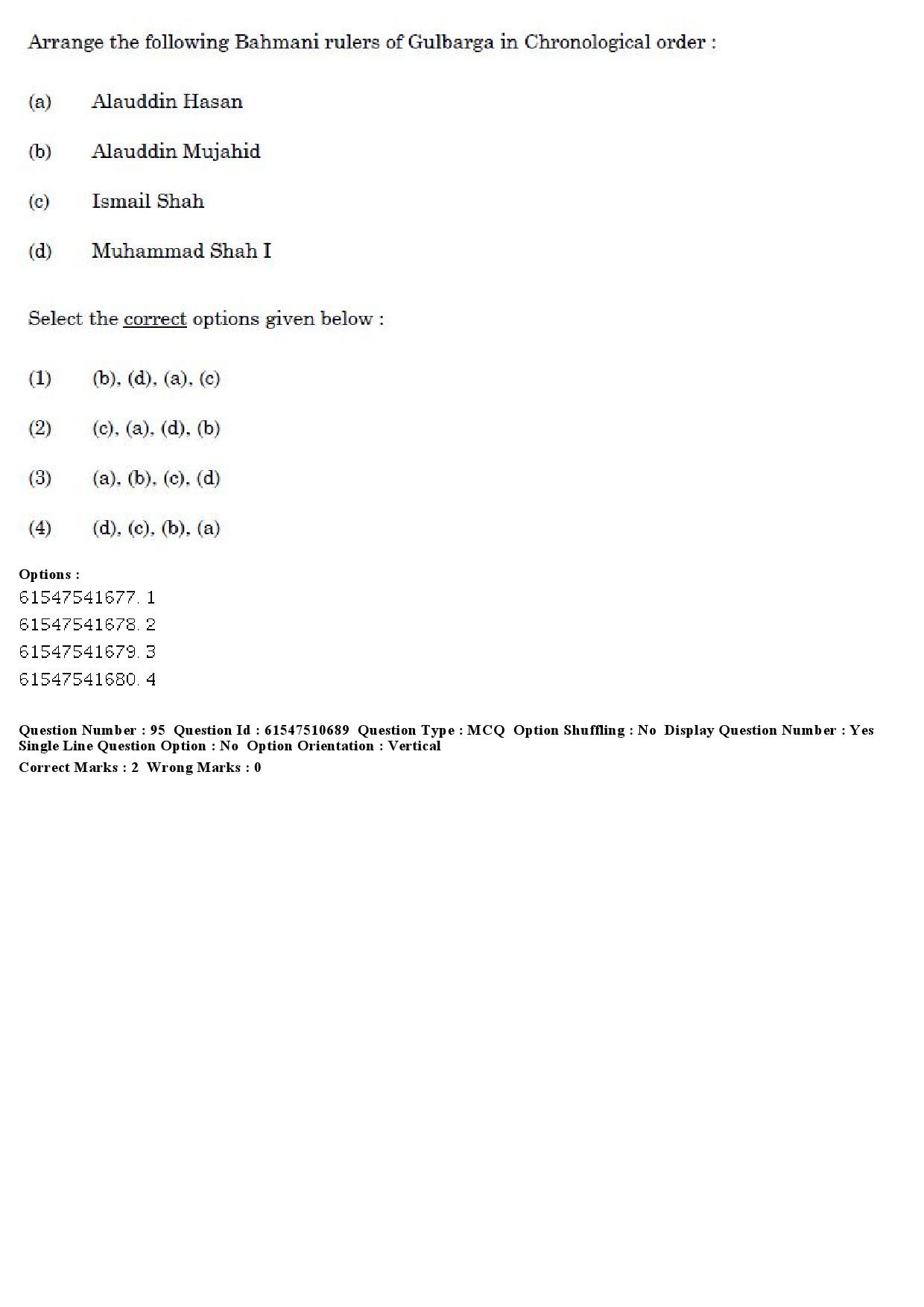 UGC NET Indian Culture Question Paper December 2019 86