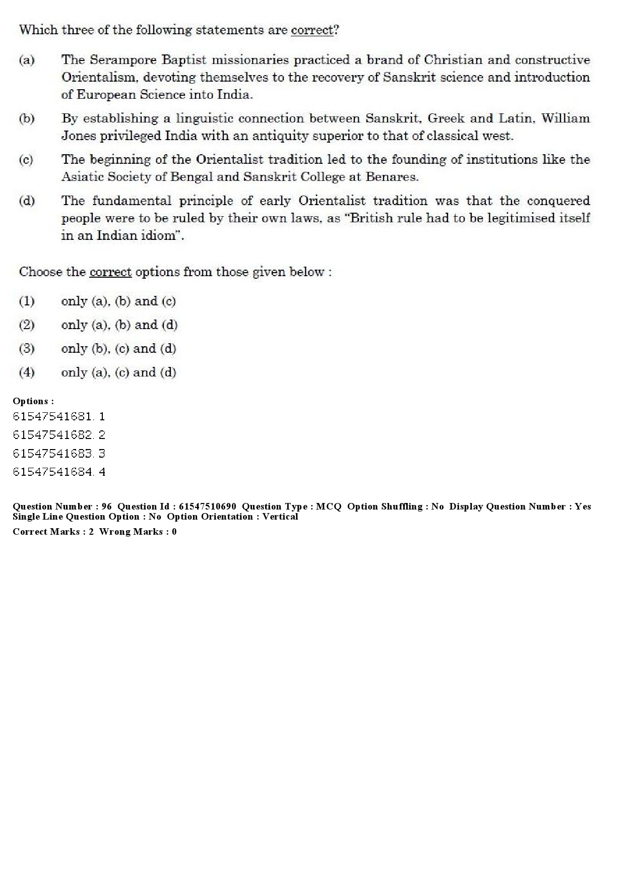 UGC NET Indian Culture Question Paper December 2019 88