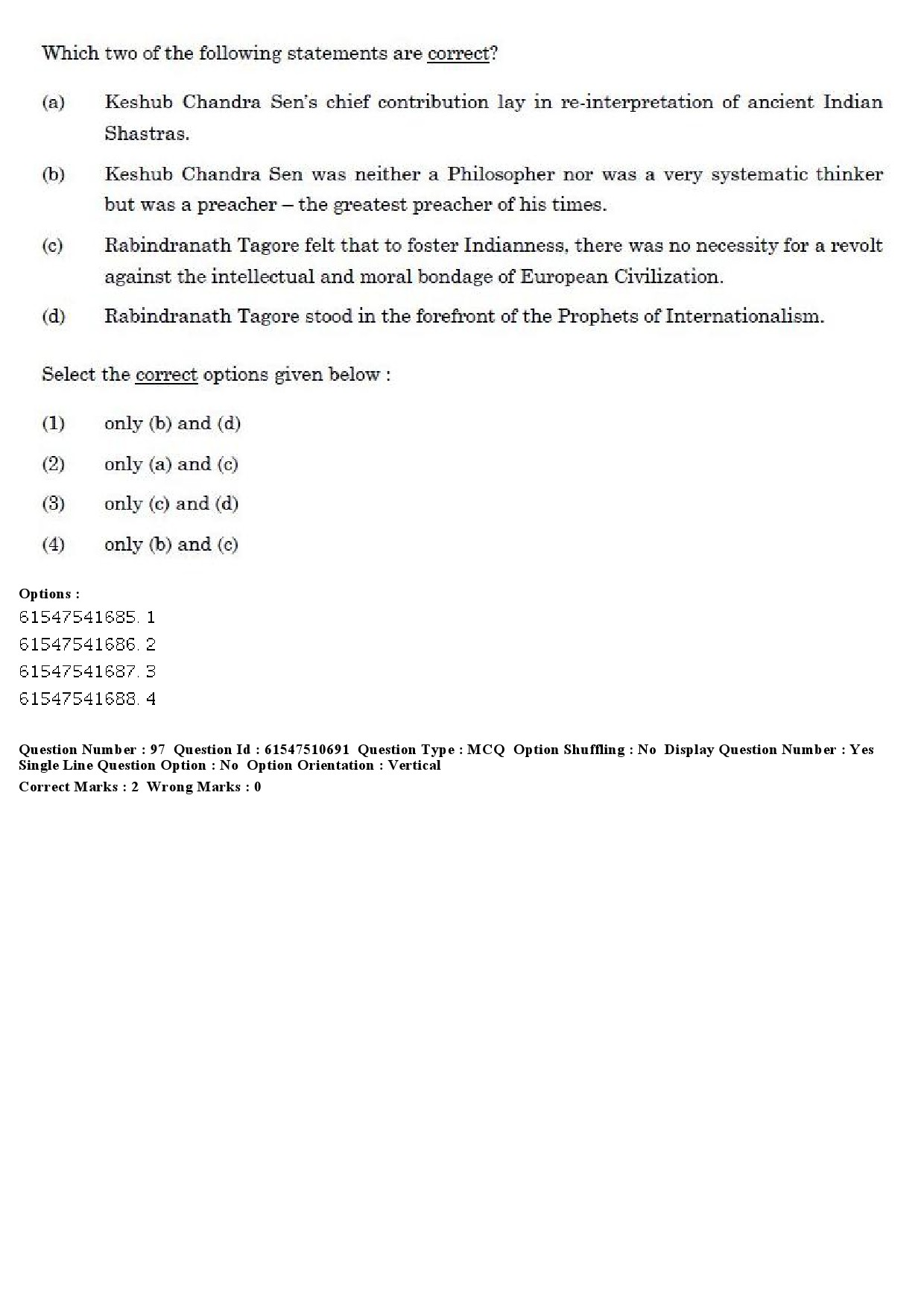 UGC NET Indian Culture Question Paper December 2019 90