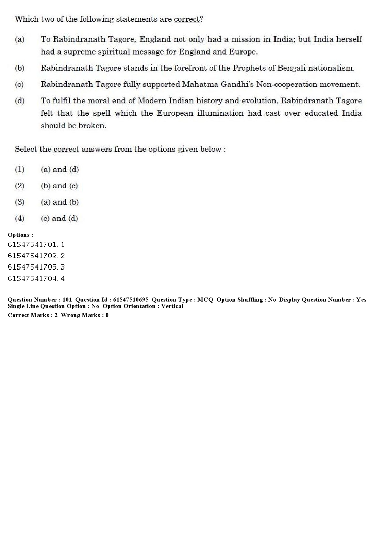 UGC NET Indian Culture Question Paper December 2019 98