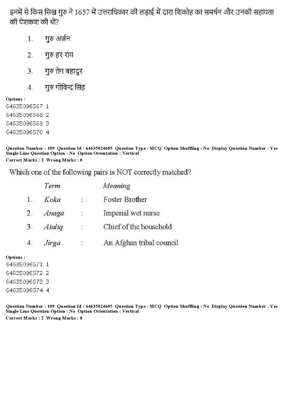 UGC NET Indian Culture Question Paper June 2019 106