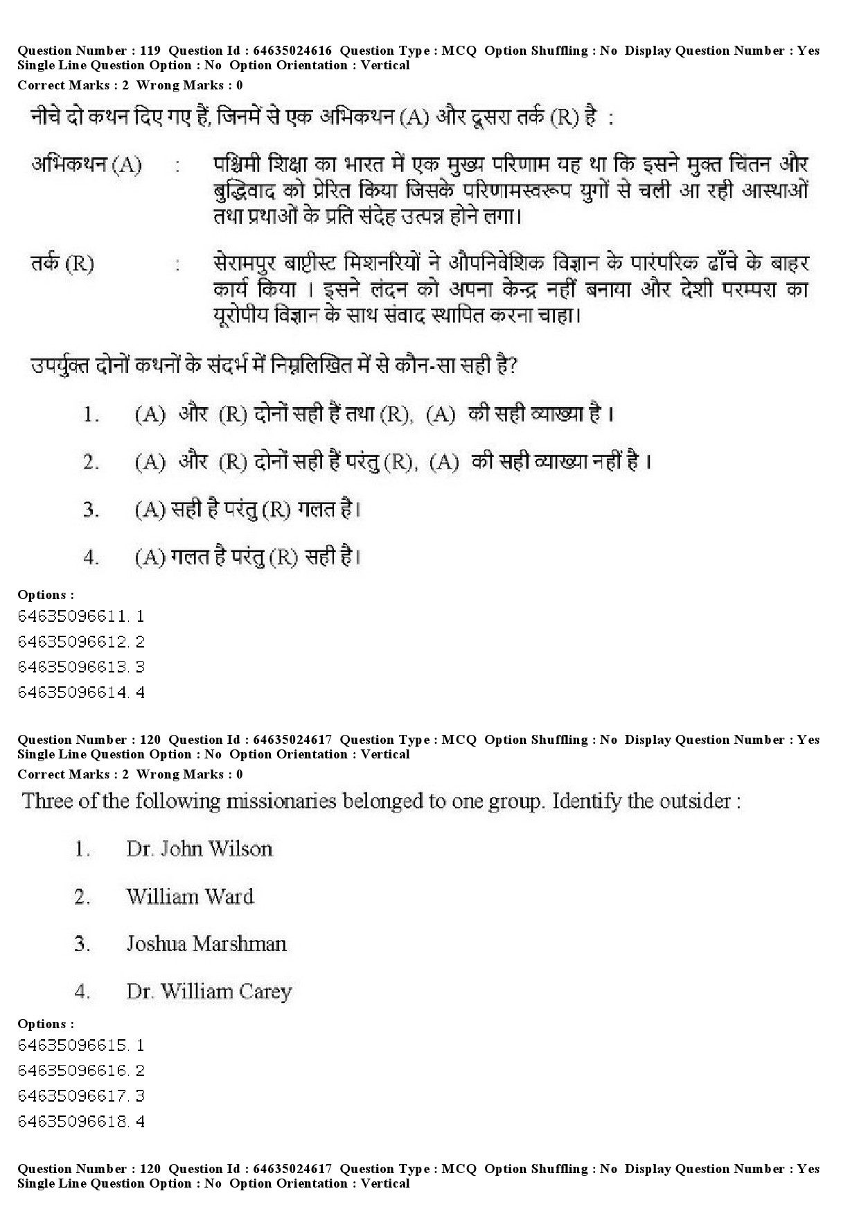 UGC NET Indian Culture Question Paper June 2019 119