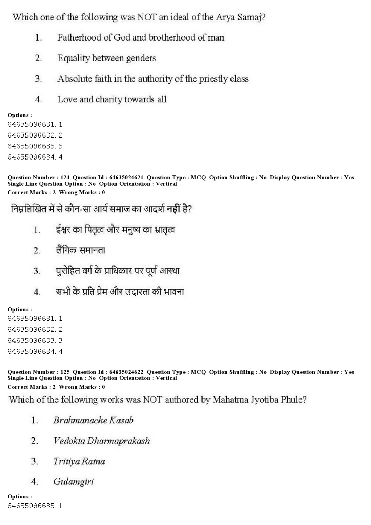 UGC NET Indian Culture Question Paper June 2019 123