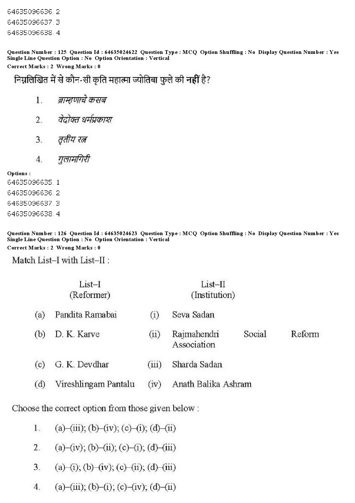 UGC NET Indian Culture Question Paper June 2019 124