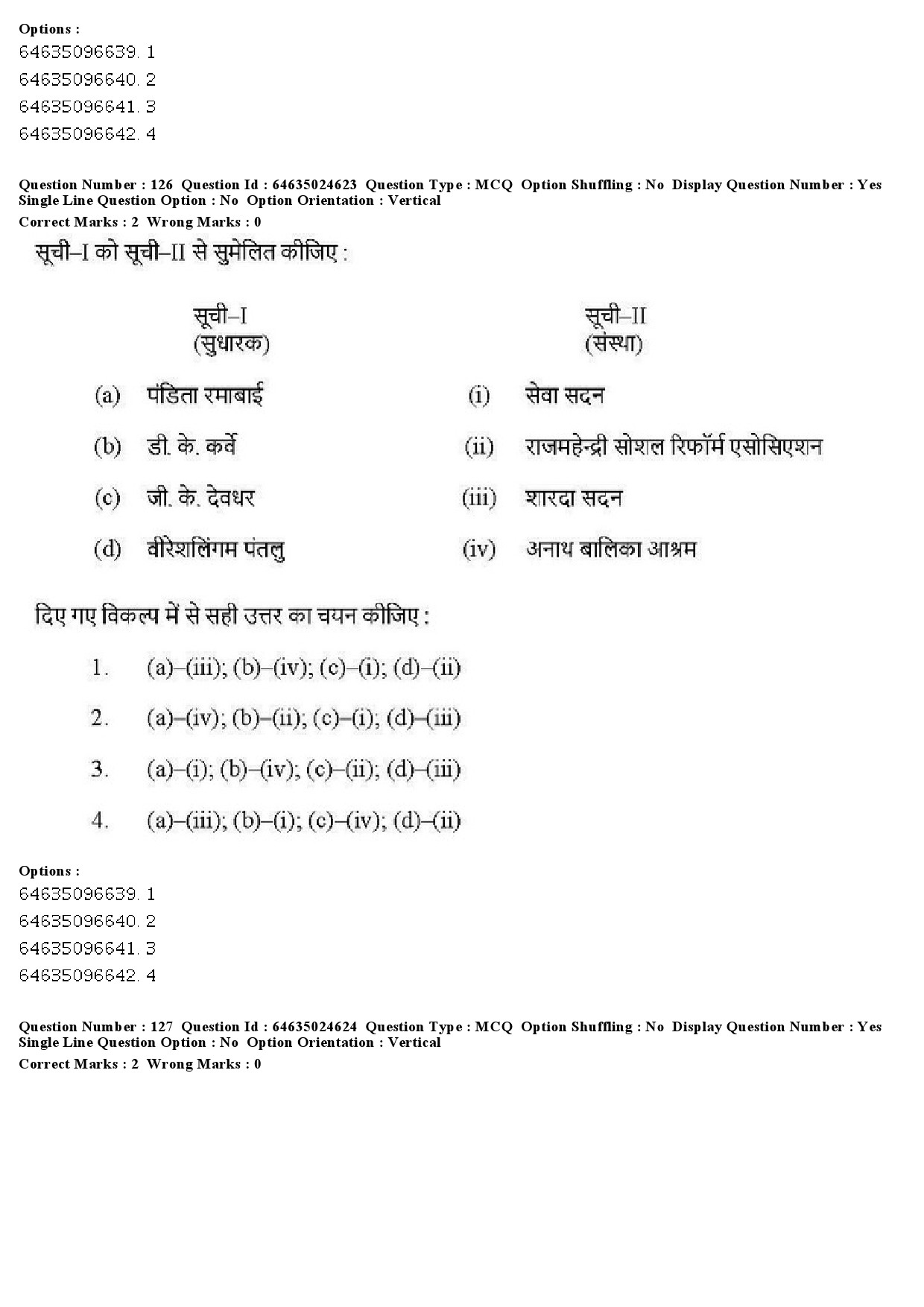 UGC NET Indian Culture Question Paper June 2019 125