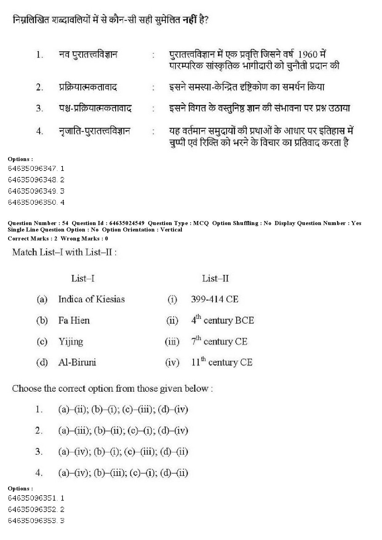 UGC NET Indian Culture Question Paper June 2019 43