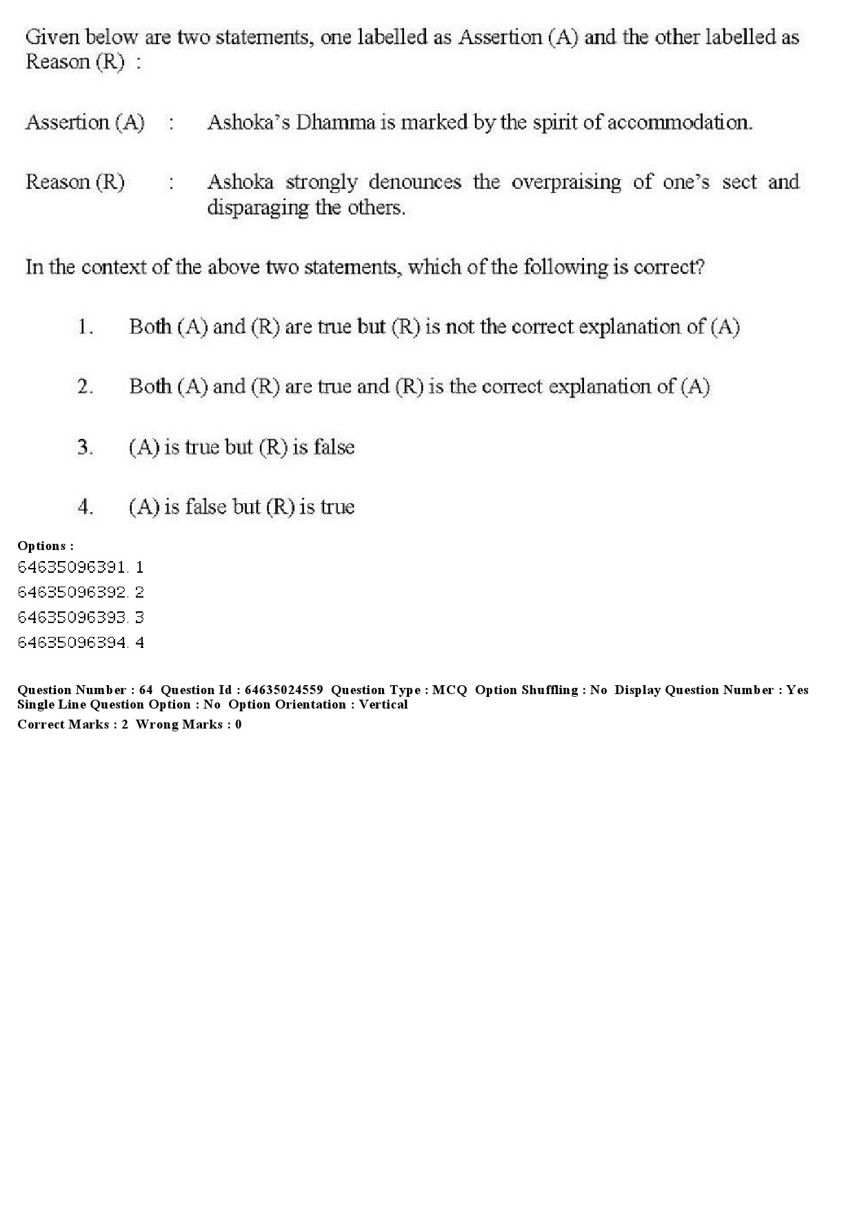 UGC NET Indian Culture Question Paper June 2019 58