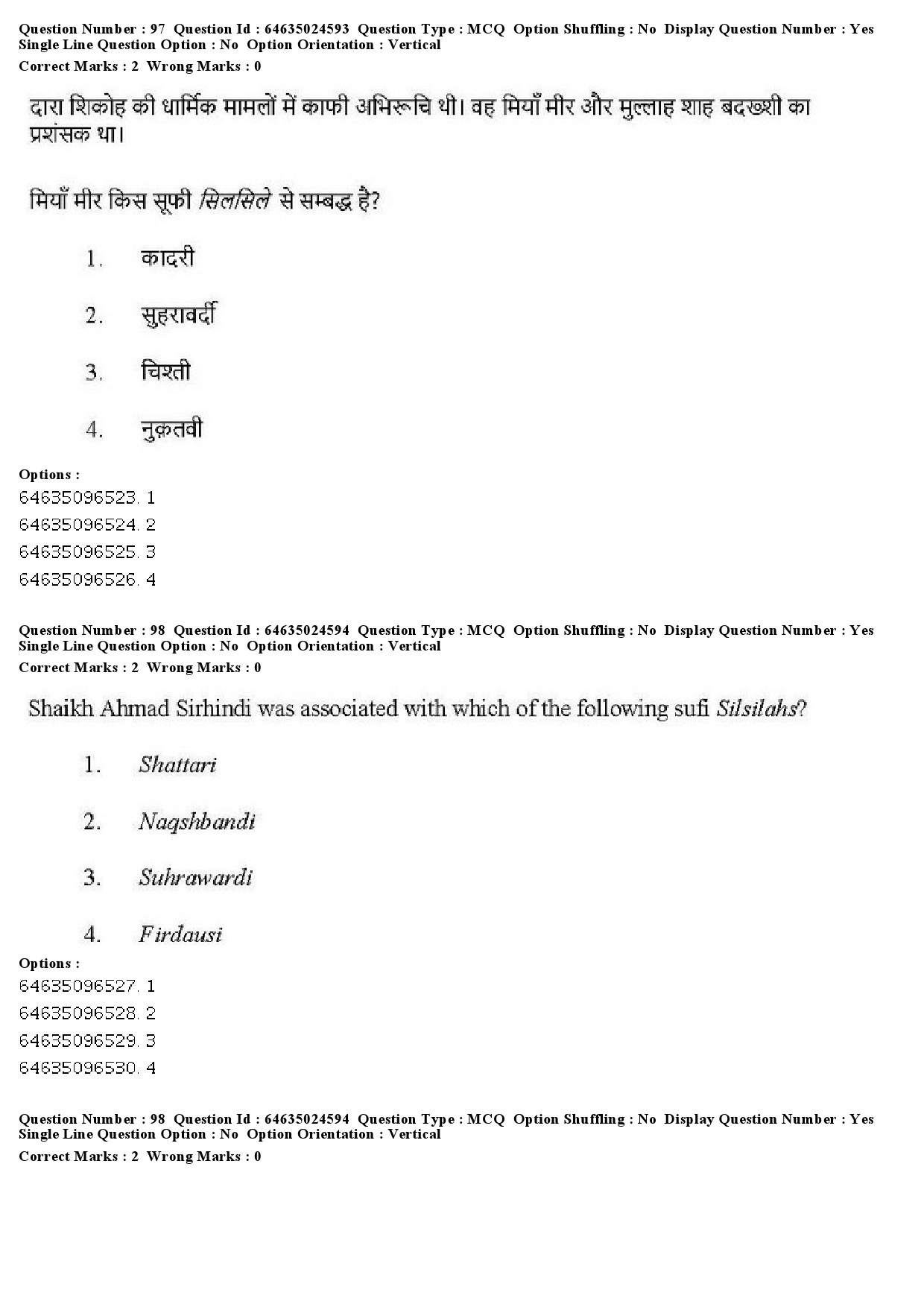 UGC NET Indian Culture Question Paper June 2019 94