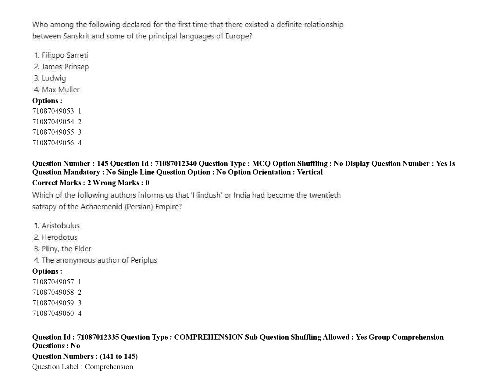 UGC NET Indian Culture Question Paper September 2020 221