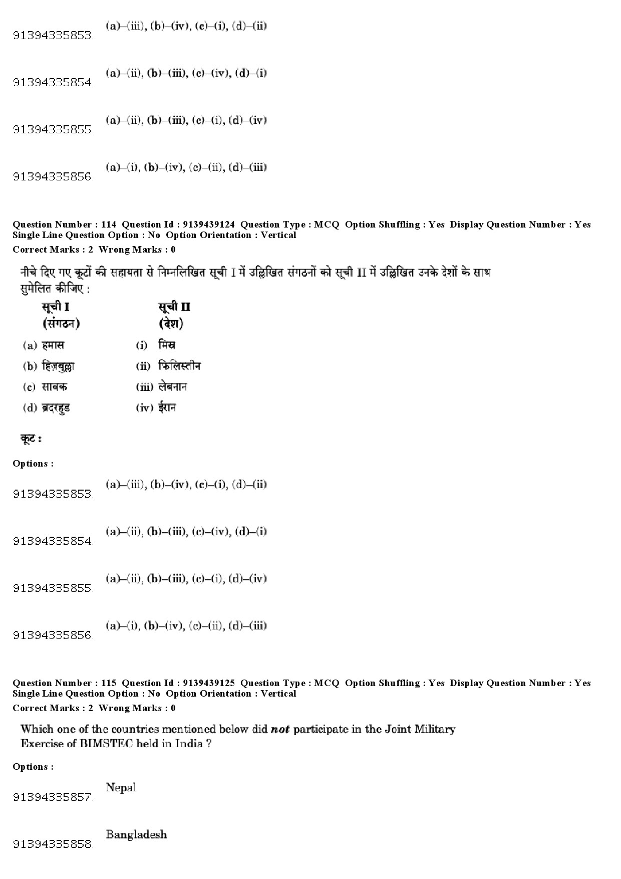 UGC NET International and Area Studies Question Paper December 2018 101