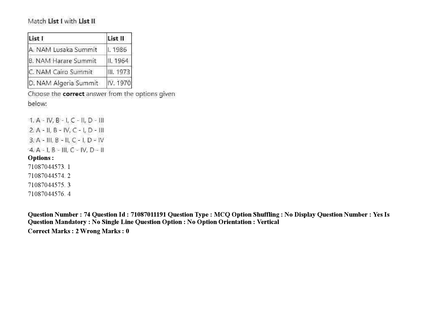 UGC NET International and Area Studies Question Paper September 2020 112