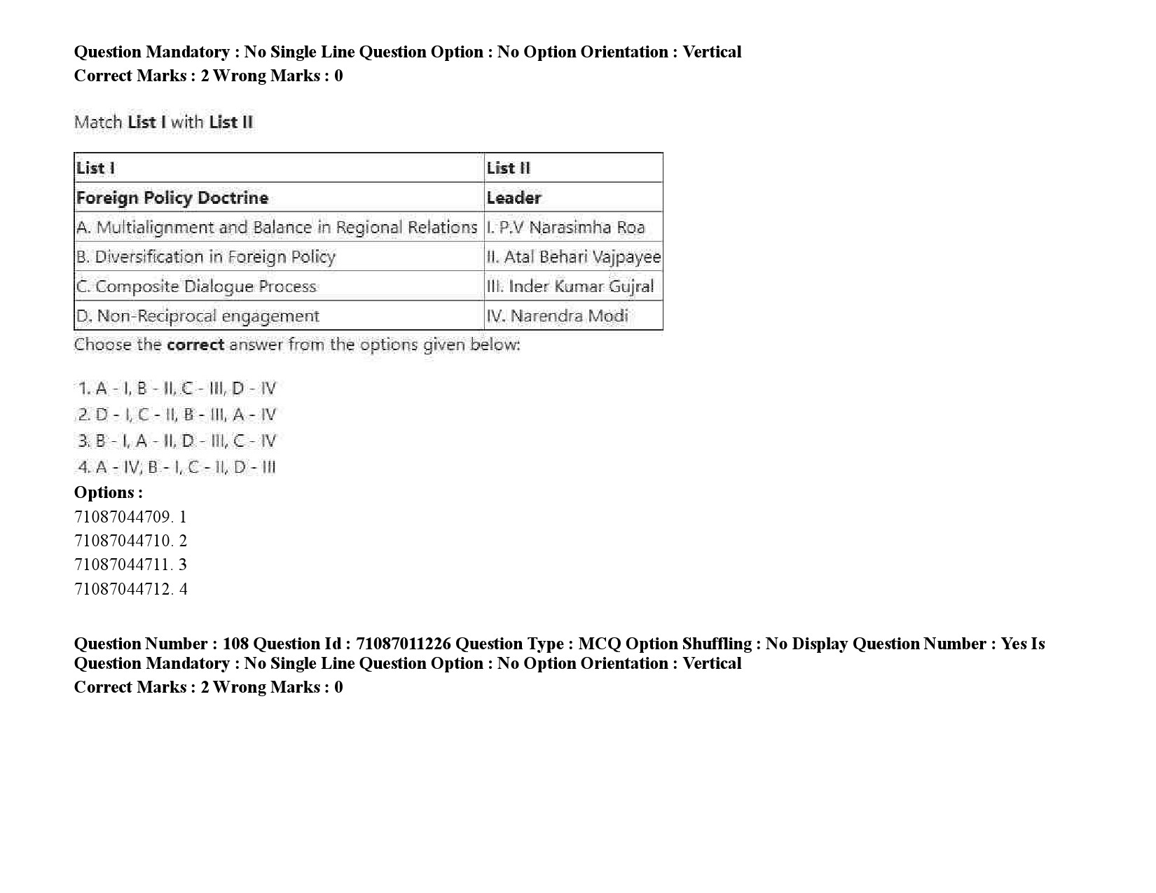 UGC NET International and Area Studies Question Paper September 2020 166