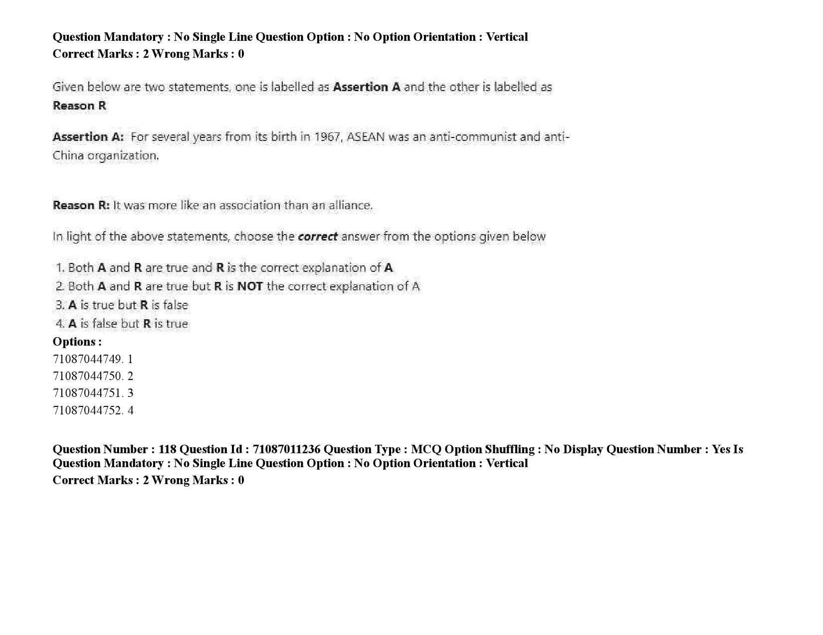 UGC NET International and Area Studies Question Paper September 2020 181