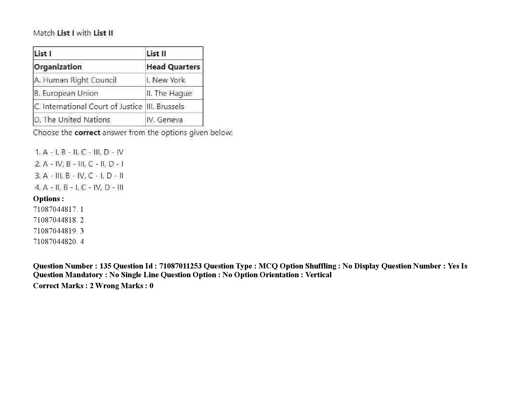 UGC NET International and Area Studies Question Paper September 2020 208