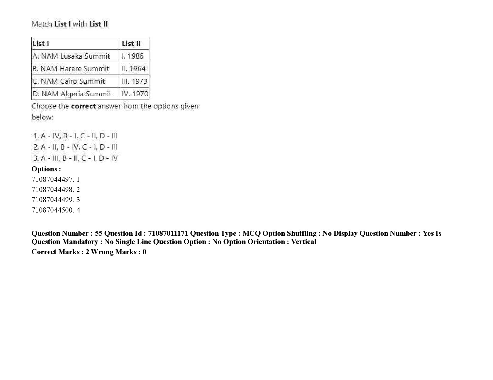 UGC NET International and Area Studies Question Paper September 2020 84