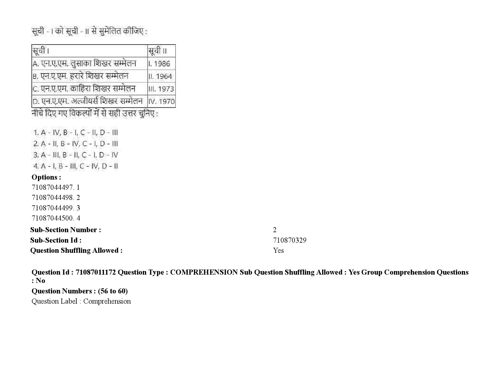 UGC NET International and Area Studies Question Paper September 2020 85