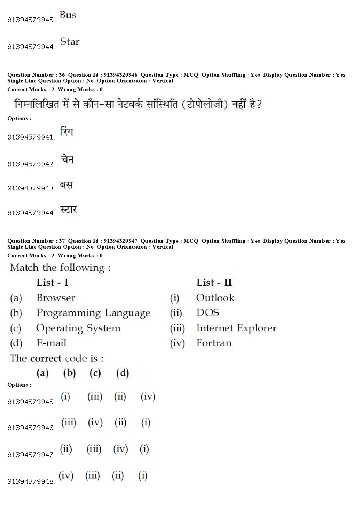 UGC NET Japanese Question Paper December 2018 32