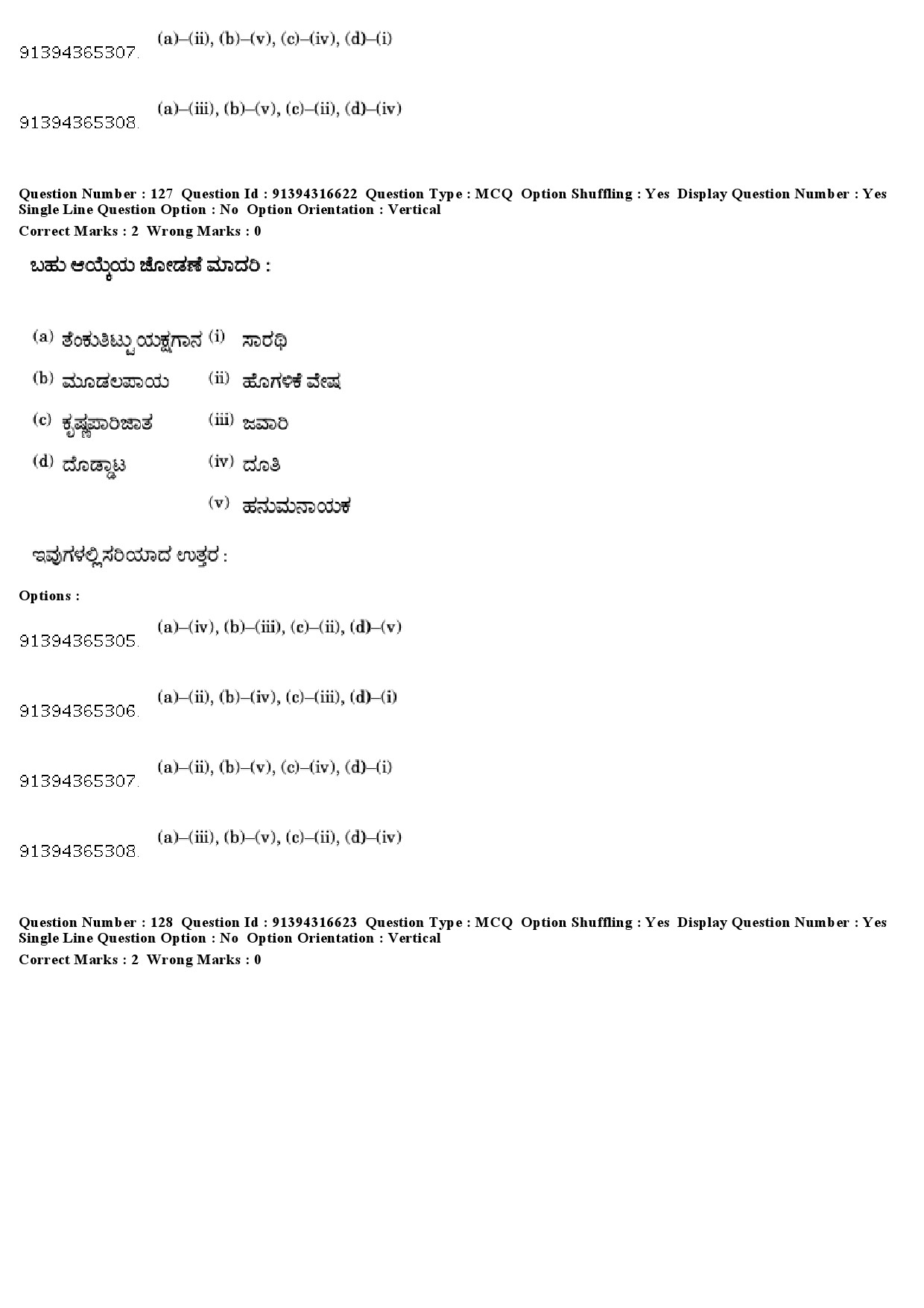 UGC NET Kannada Question Paper December 2018 120