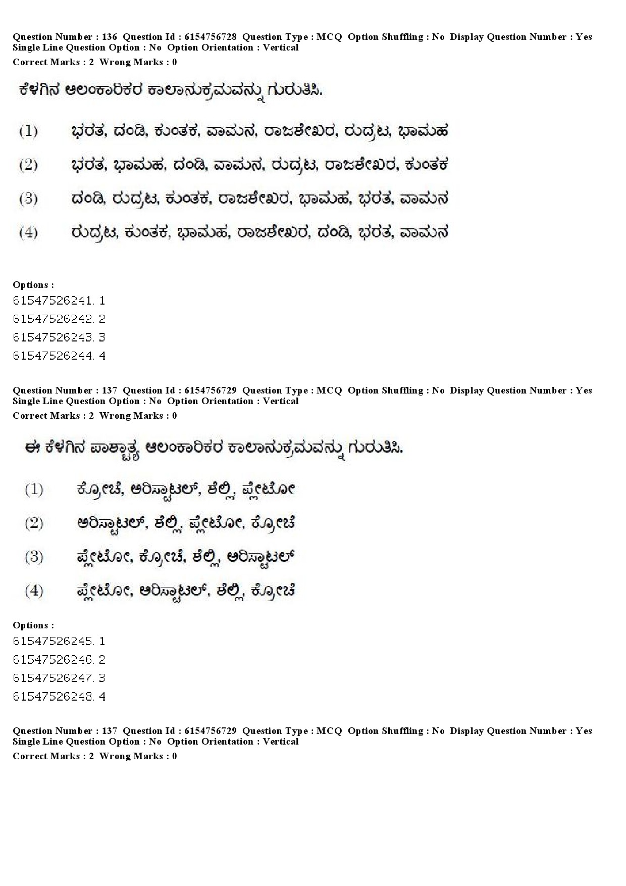 UGC NET Kannada Question Paper December 2019 143