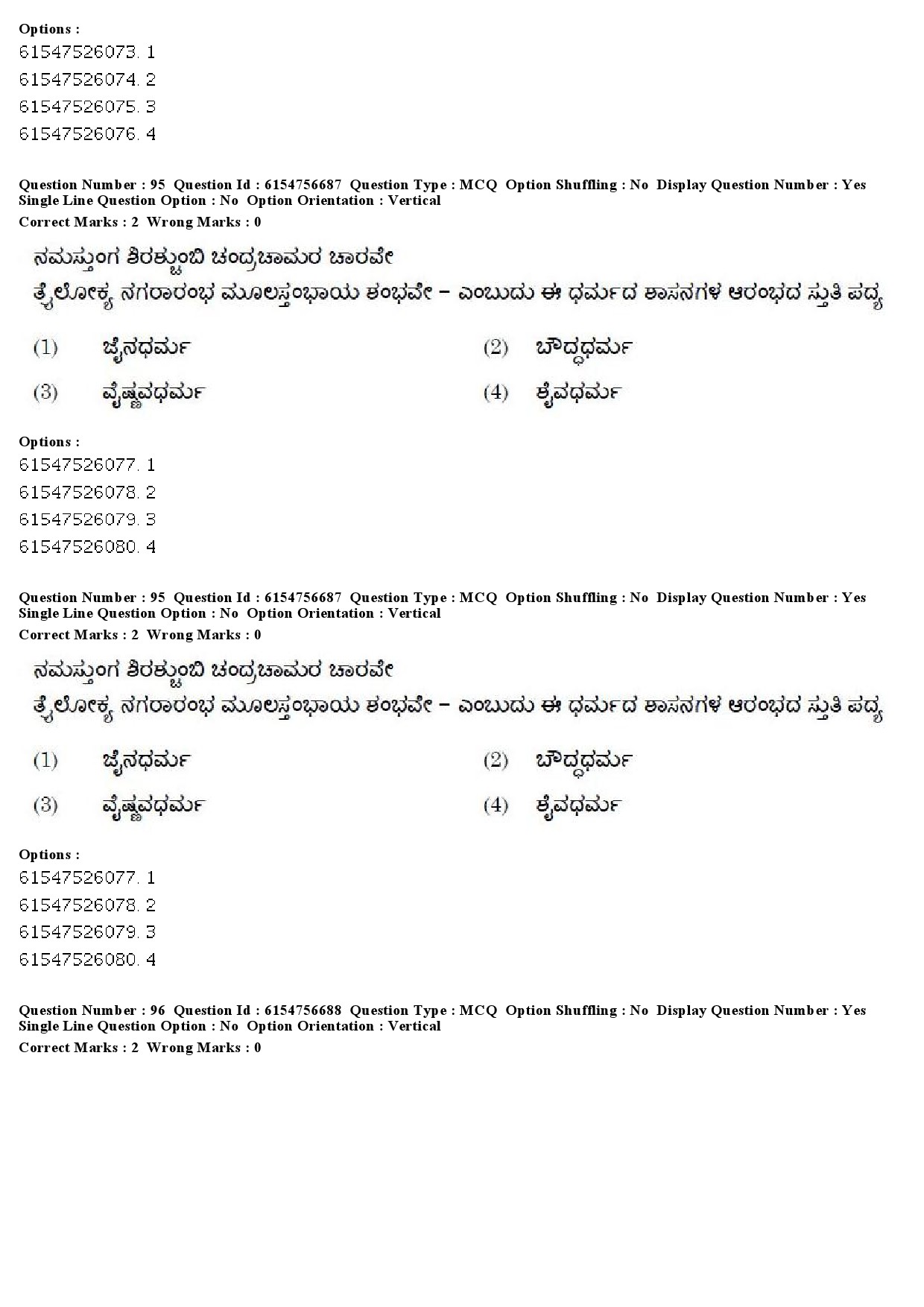 UGC NET Kannada Question Paper December 2019 77