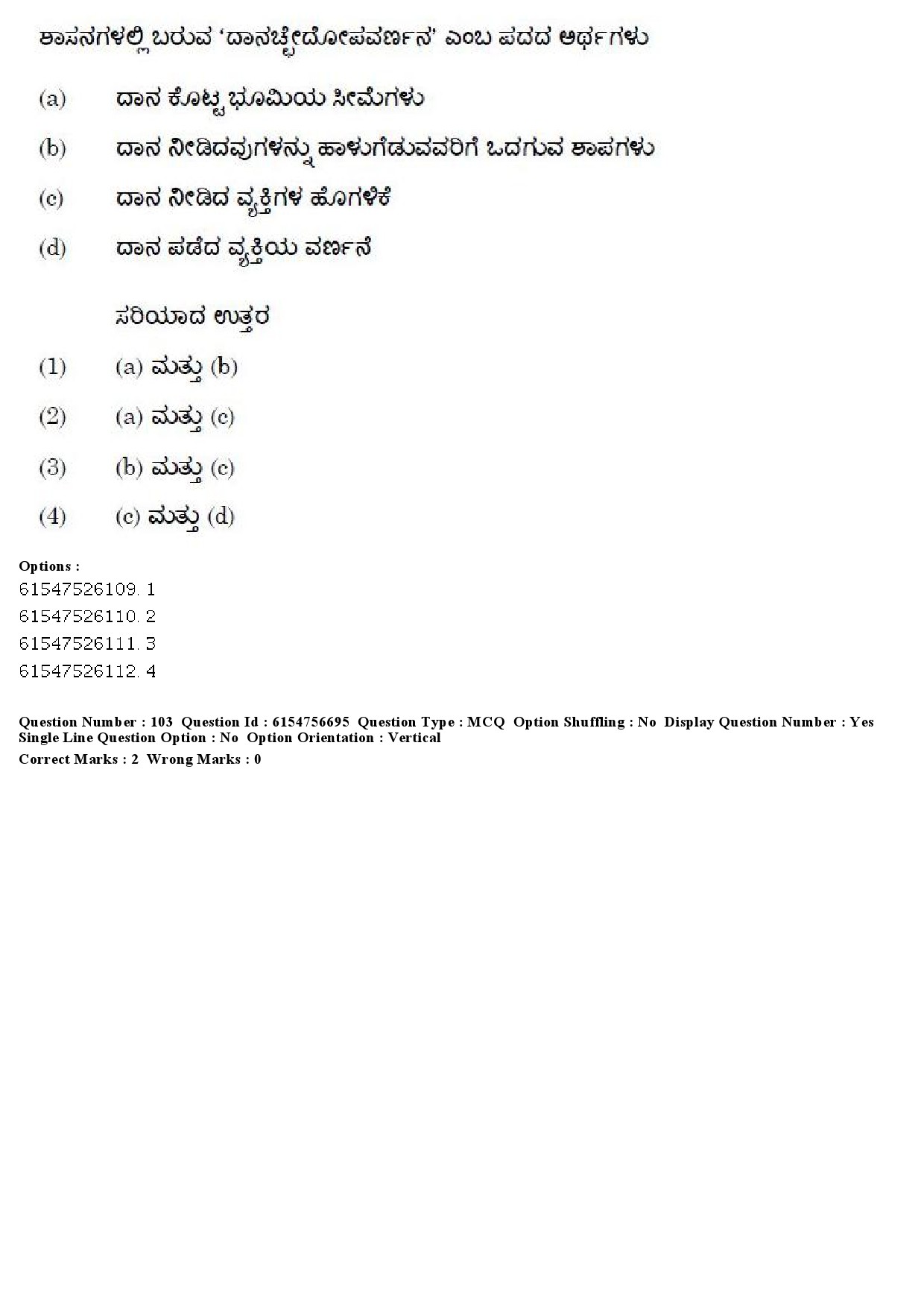 UGC NET Kannada Question Paper December 2019 92