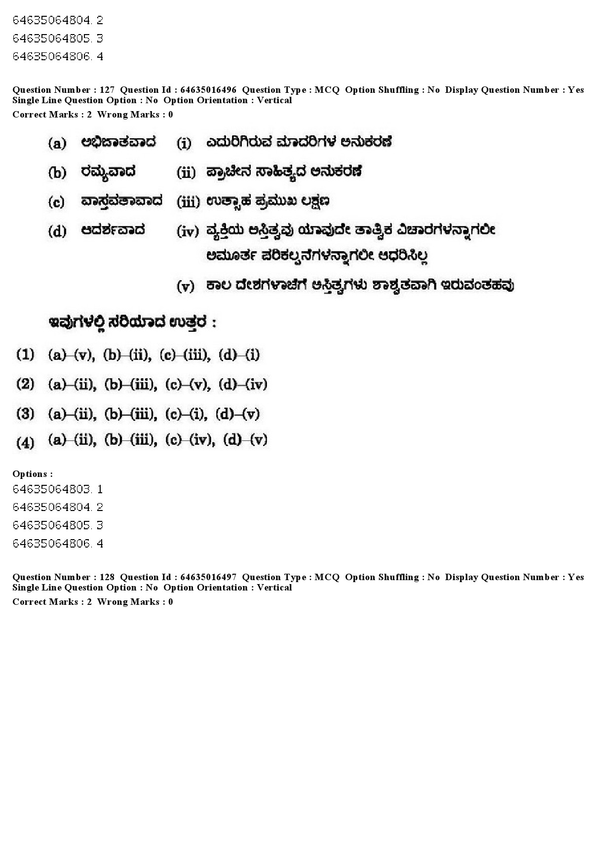 UGC NET Kannada Question Paper June 2019 120