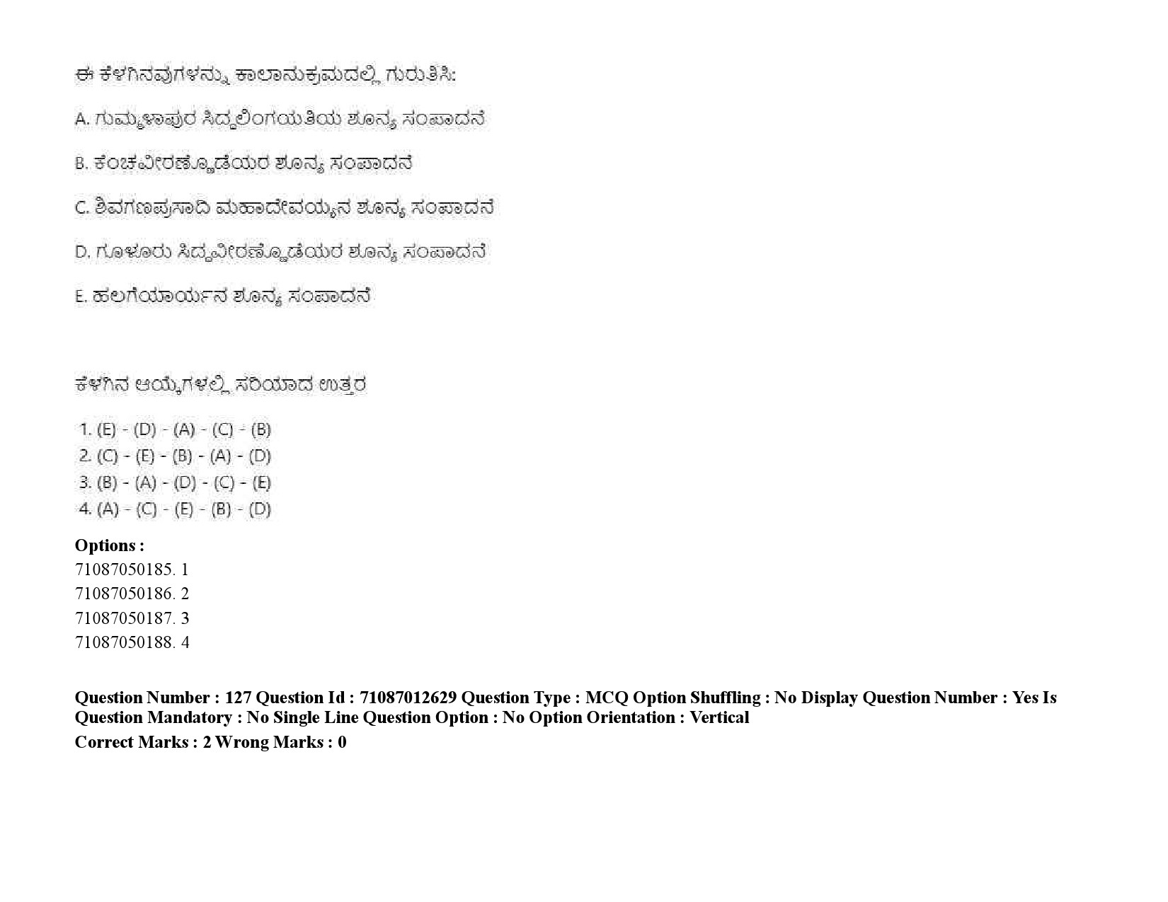 UGC NET Kannada Question Paper September 2020 193