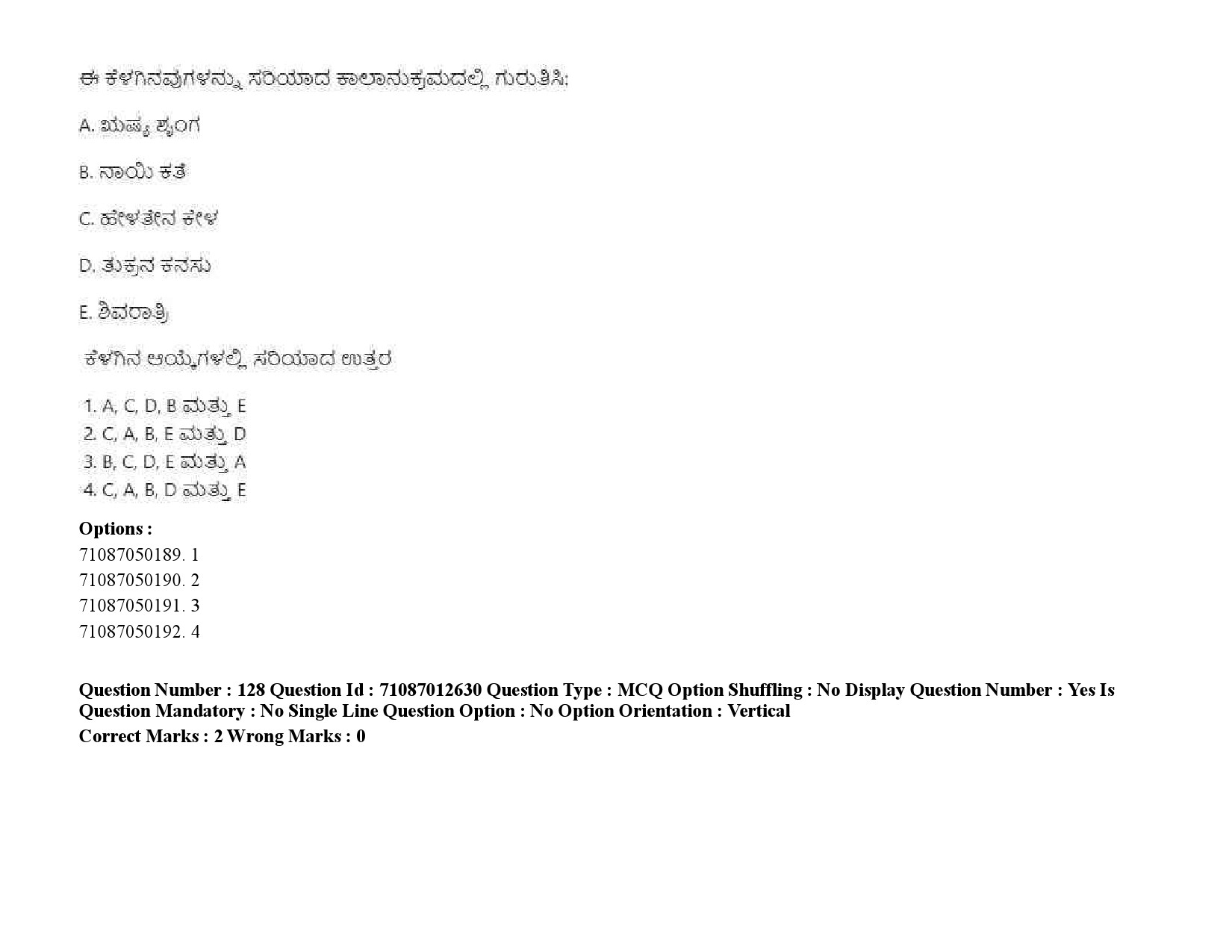 UGC NET Kannada Question Paper September 2020 195