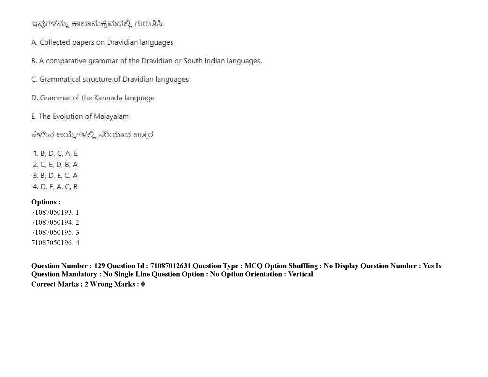 UGC NET Kannada Question Paper September 2020 197