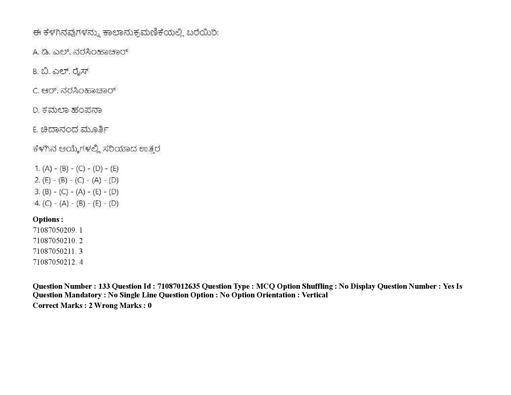 UGC NET Kannada Question Paper September 2020 205