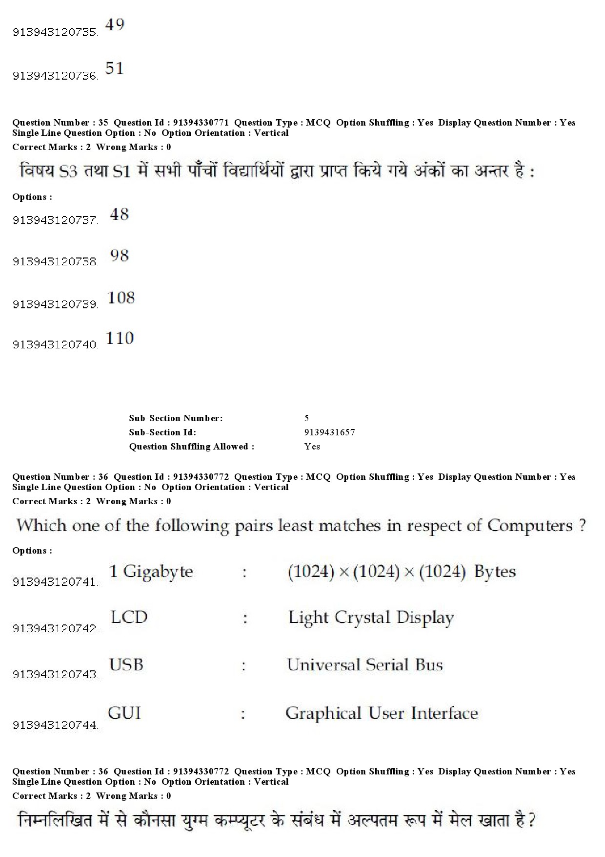 UGC NET Kashmiri Question Paper December 2018 34