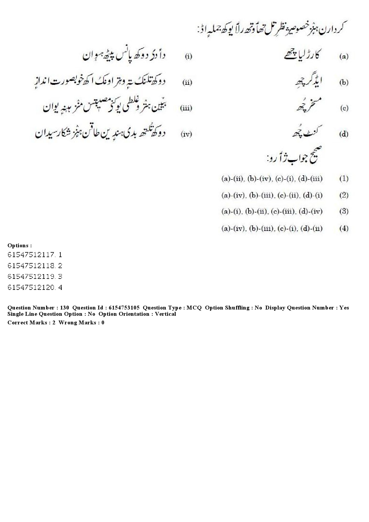 UGC NET Kashmiri Question Paper December 2019 108