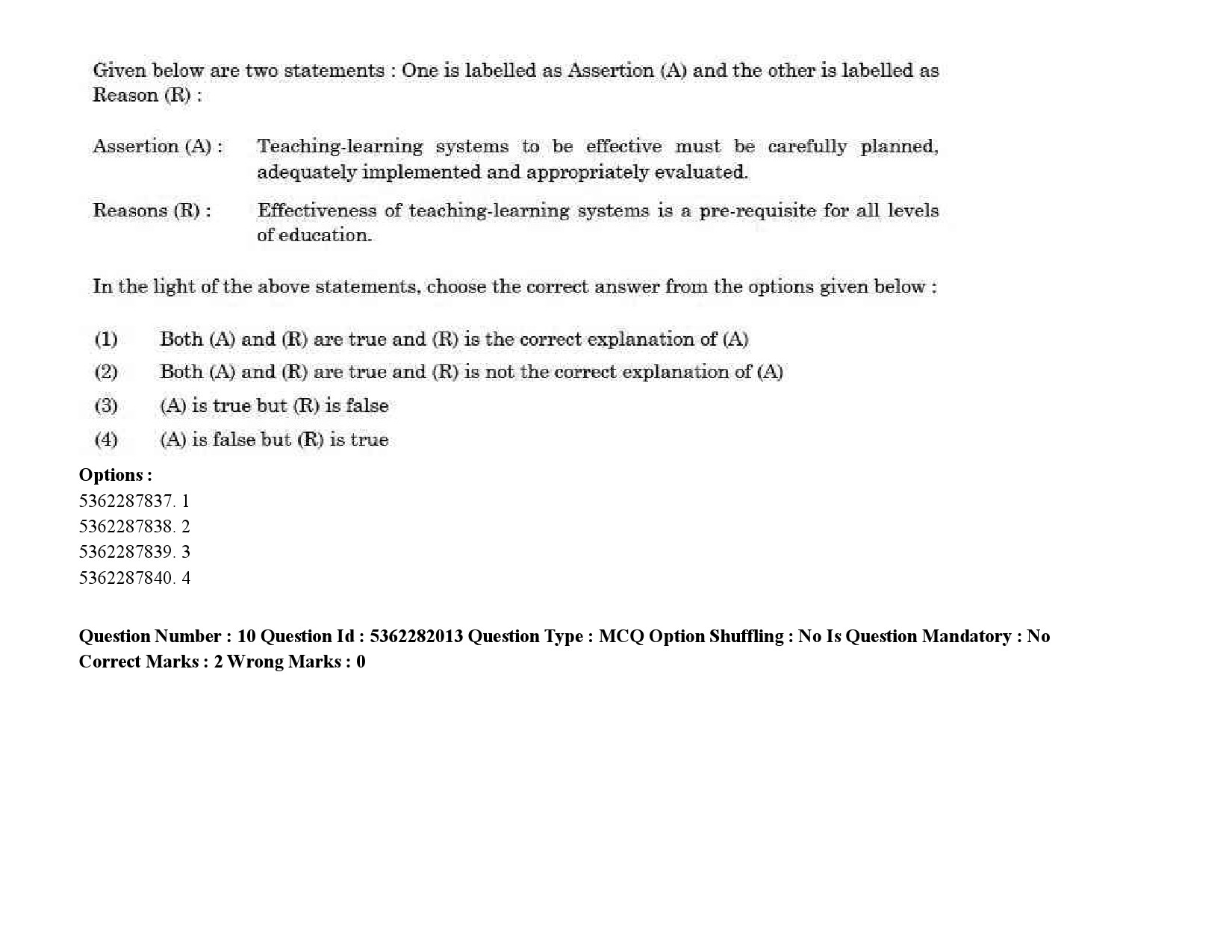 UGC NET Kashmiri Question Paper September 2020 13