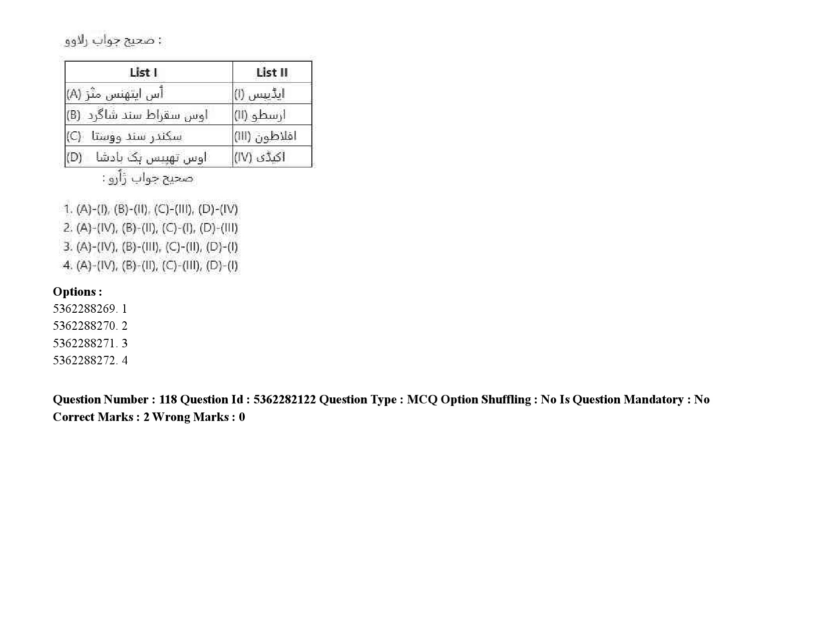 UGC NET Kashmiri Question Paper September 2020 164