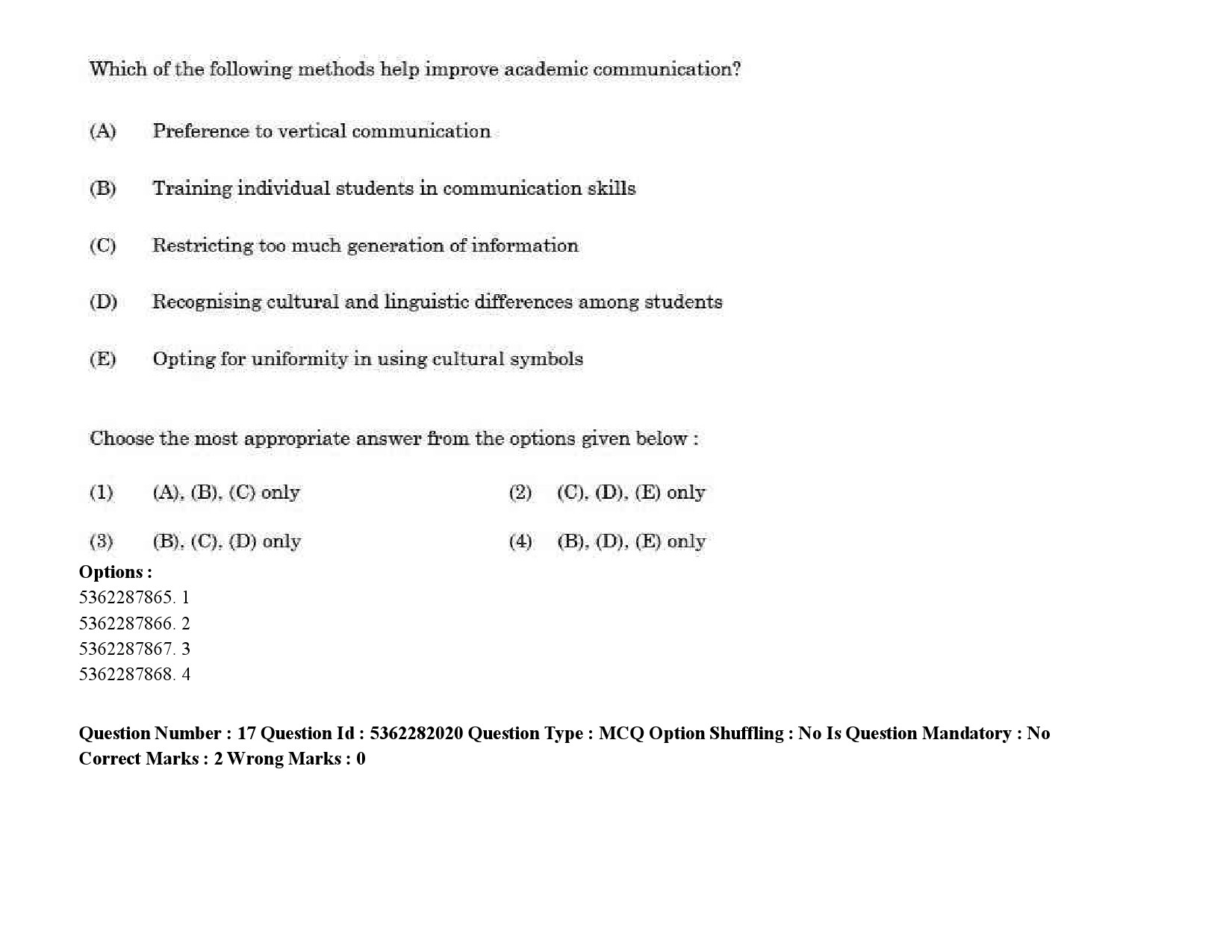 UGC NET Kashmiri Question Paper September 2020 23