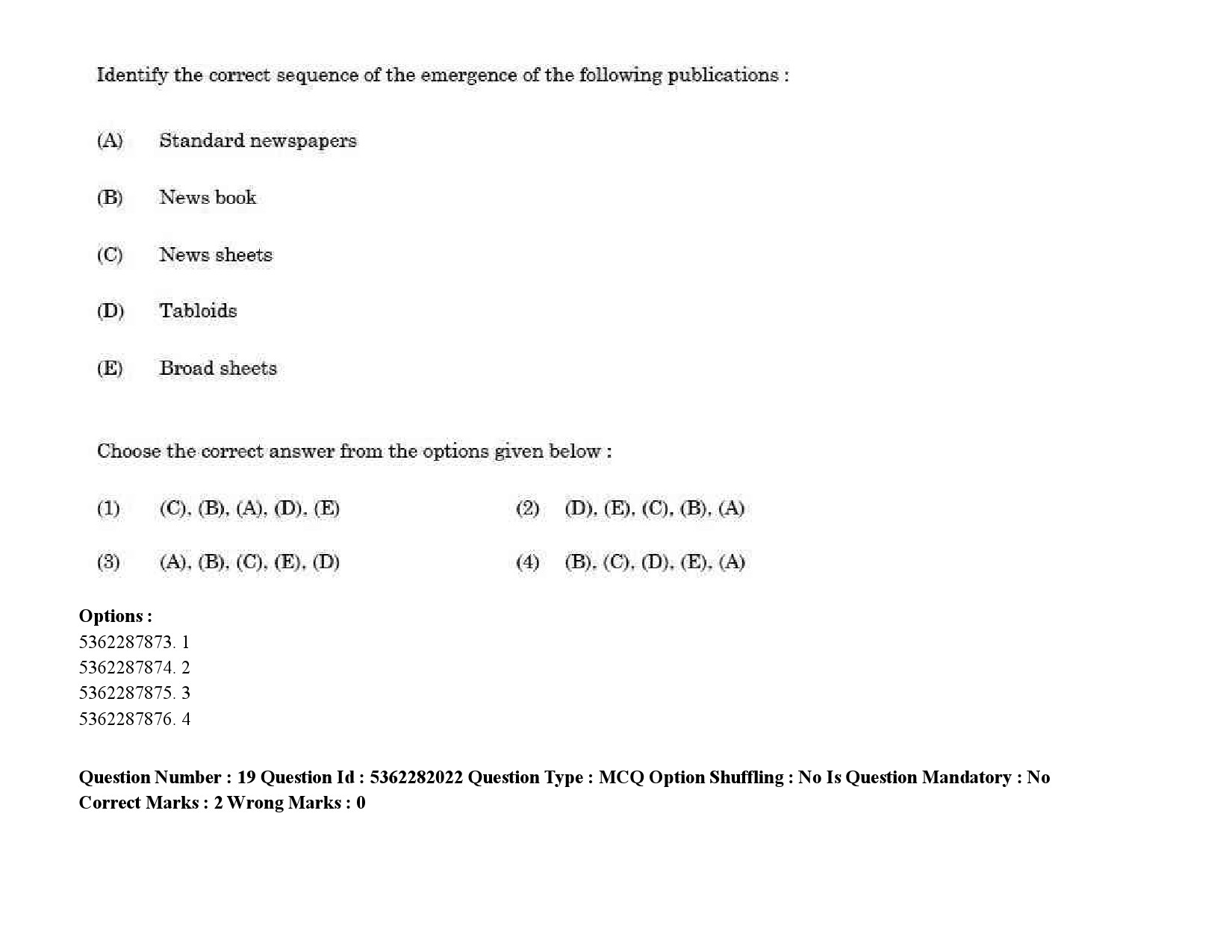 UGC NET Kashmiri Question Paper September 2020 27